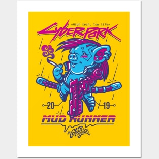 Cyberpork 2019: Mud Runner Posters and Art